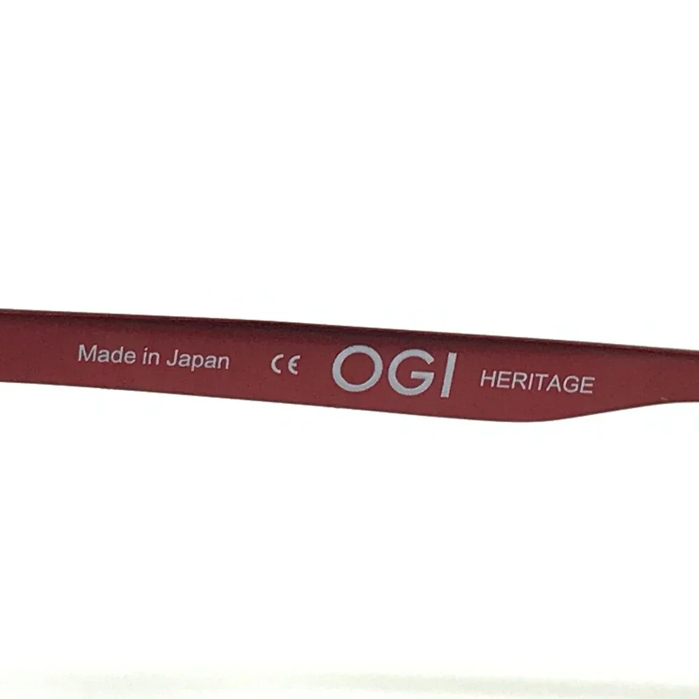 Ogi HERITAGE Eyeglasses Frames 9109/1939 Purple Red Cat Eye Full Rim 49-17-135